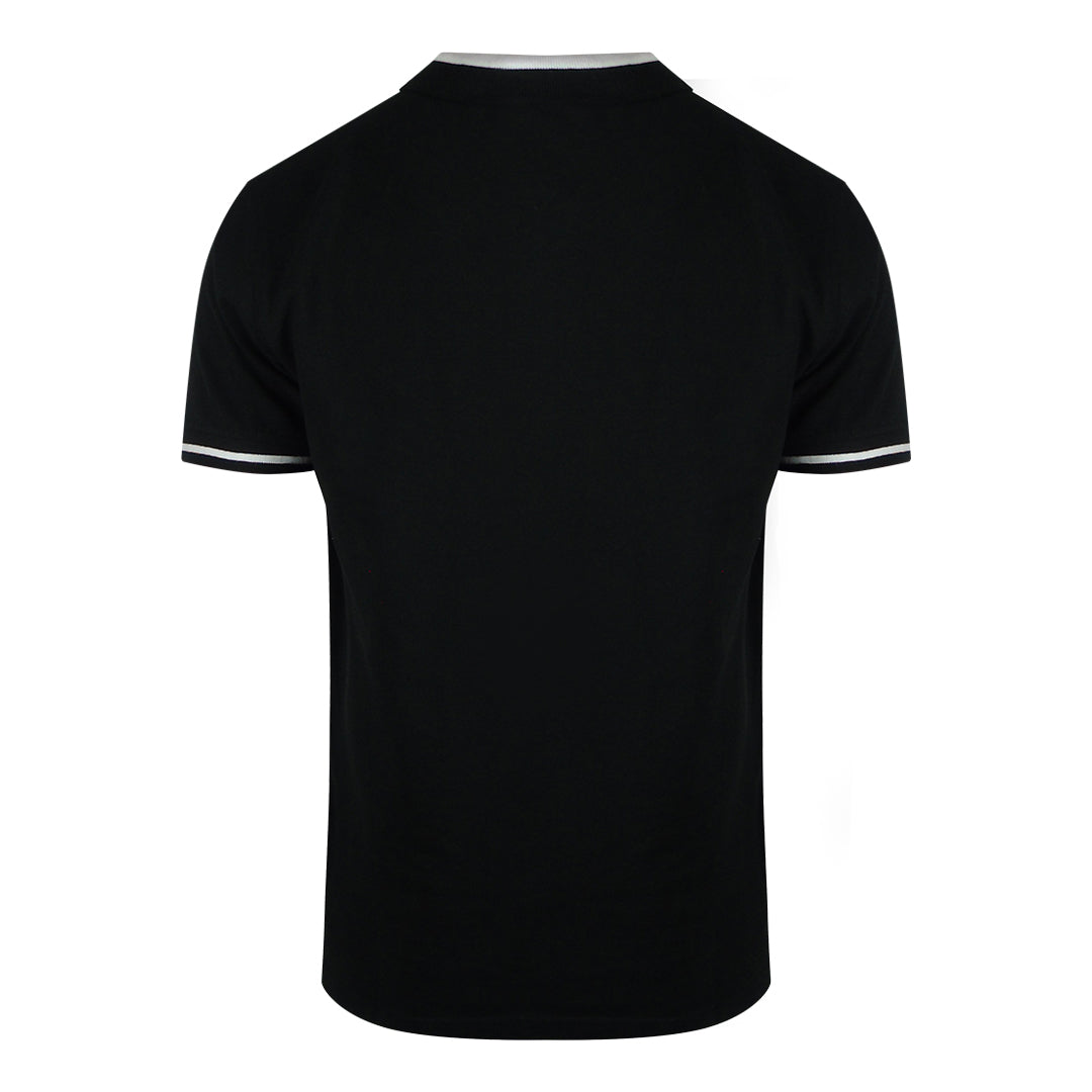 Cavalli Class Layered Logo Black T-Shirt