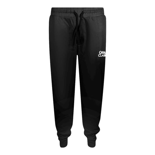 Cavalli Class Bold Logo Black Sweatpants