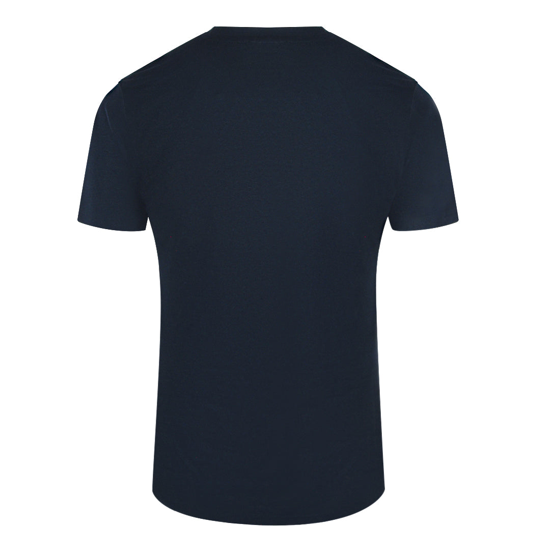 Cavalli Class Varsity Logo Navy Blue T-Shirt