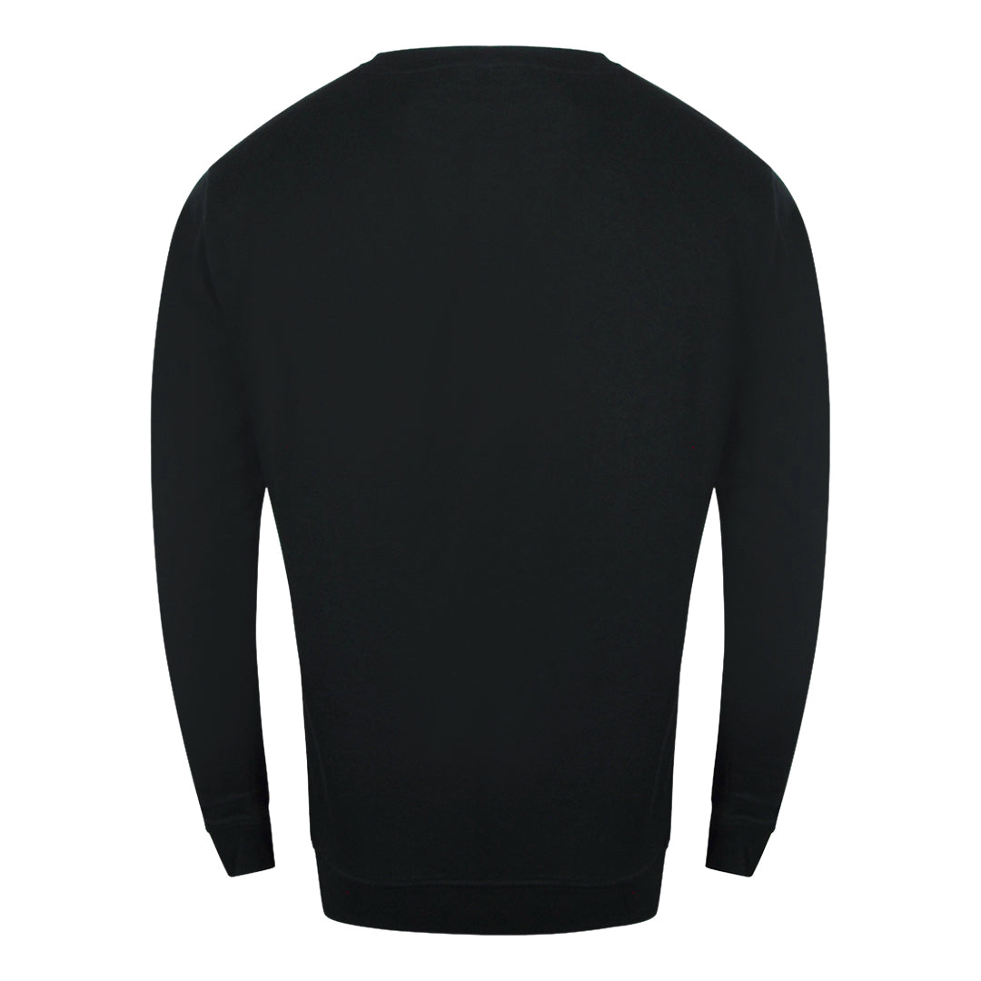 Cavalli Class Taped Shoulders Black Sweatshirt