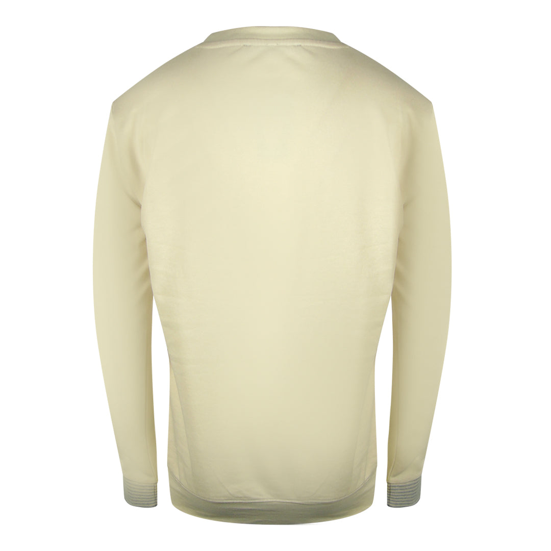 Cavalli Class Multi Logo Beige Sand Sweatshirt