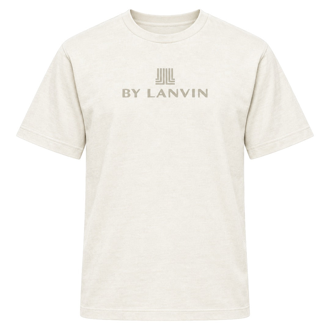 By Lanvin Central Logo Beige T-Shirt S