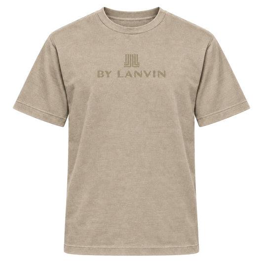 By Lanvin Central Logo Taupe T-Shirt S