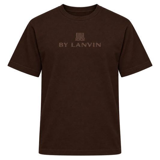By Lanvin Central Logo Dark Brown T-Shirt S