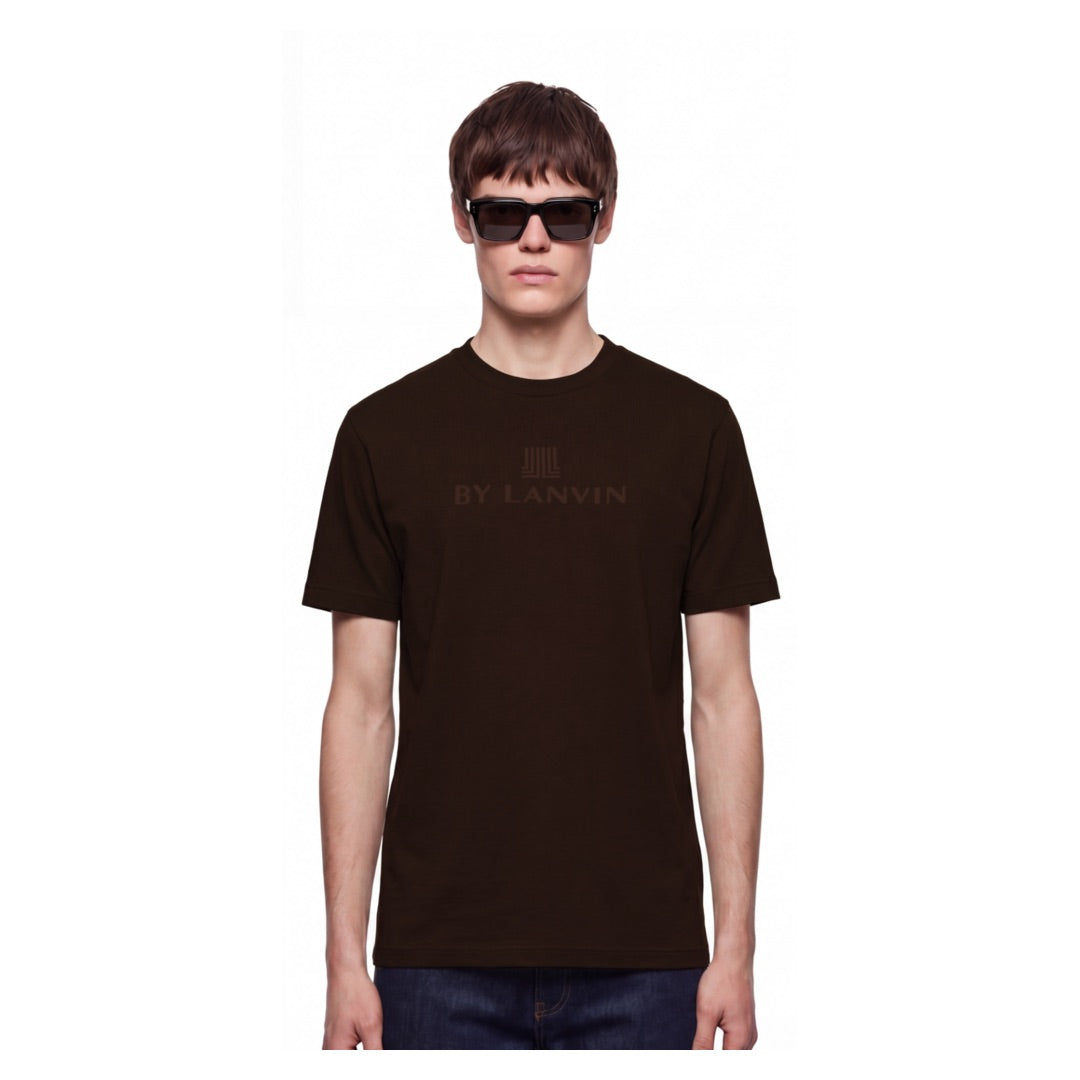 By Lanvin Central Logo Dark Brown T-Shirt S