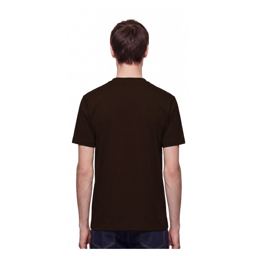 By Lanvin Central Logo Dark Brown T-Shirt S