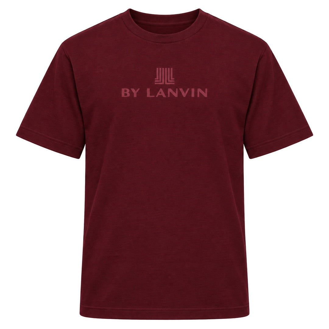 By Lanvin Central Logo Burgundy T-Shirt S