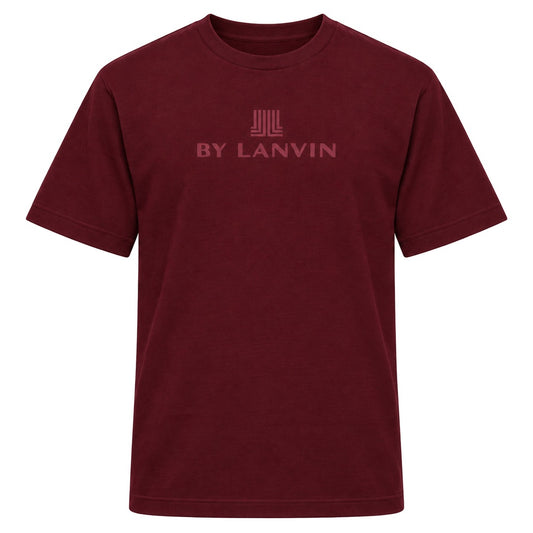 By Lanvin Central Logo Burgundy T-Shirt S