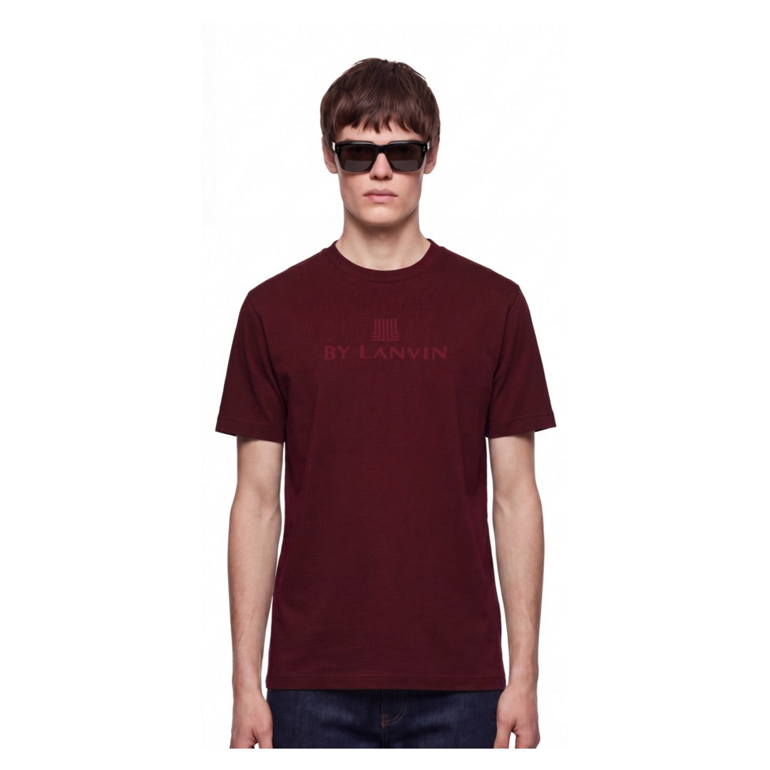 By Lanvin Central Logo Burgundy T-Shirt S