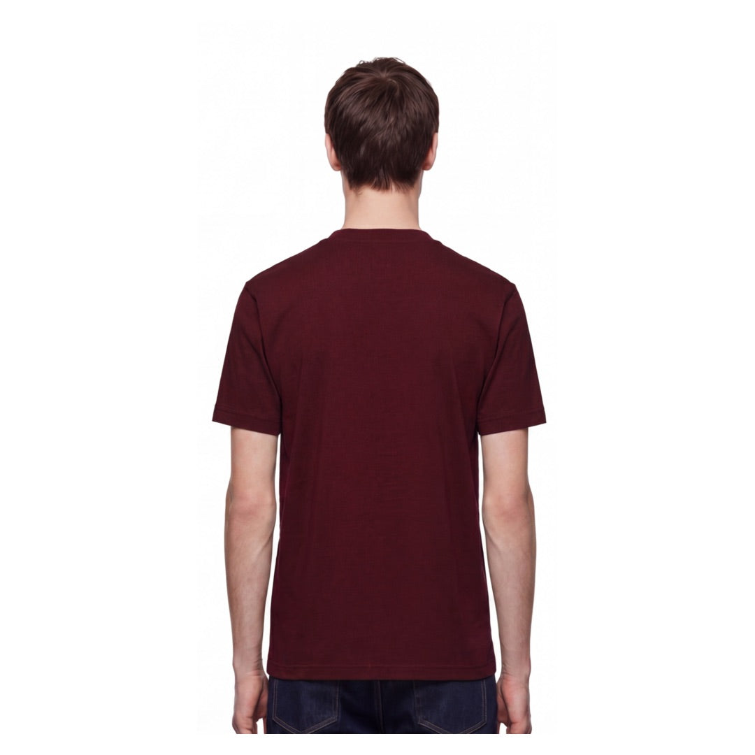 By Lanvin Central Logo Burgundy T-Shirt S