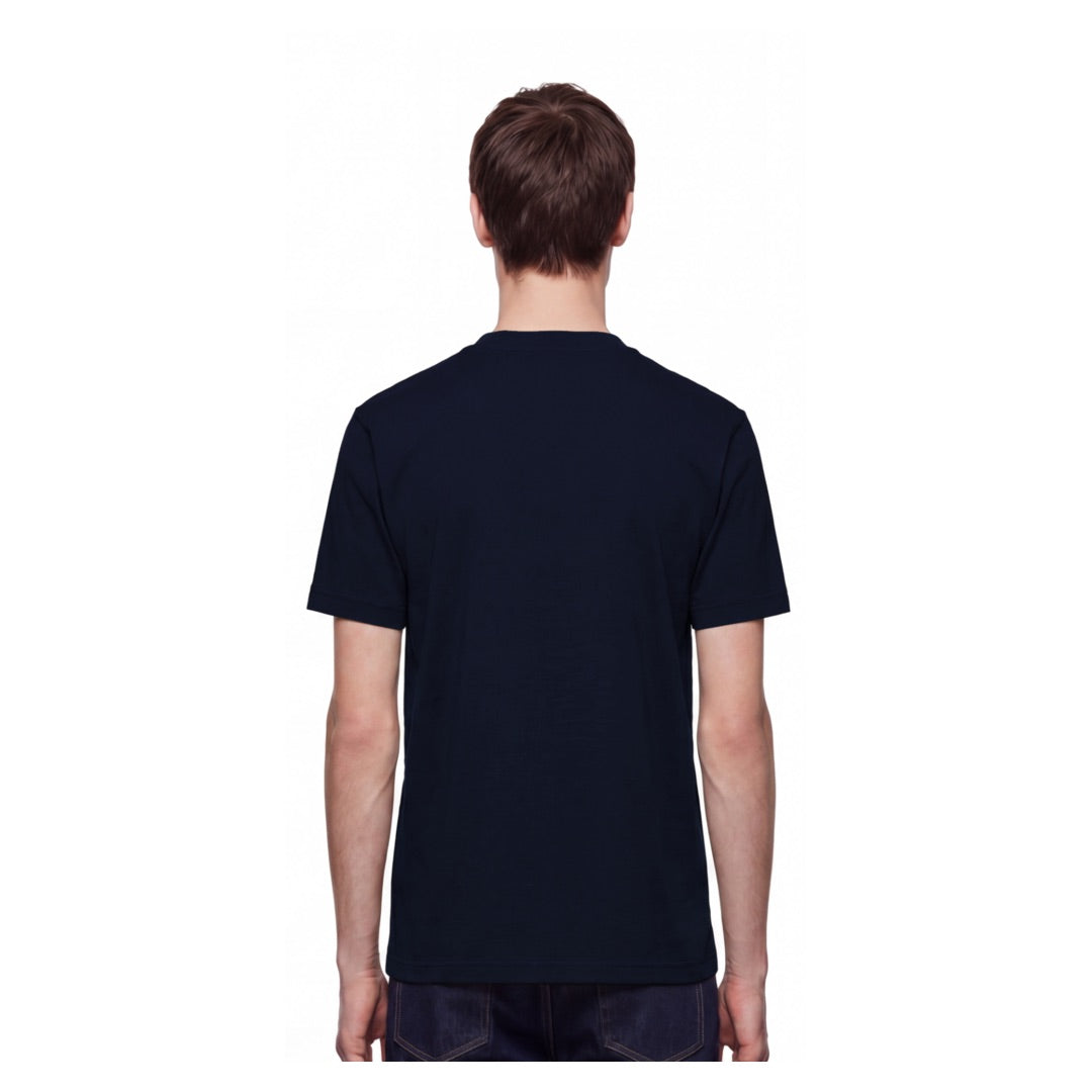 By Lanvin Central Logo Navy Blue T-Shirt
