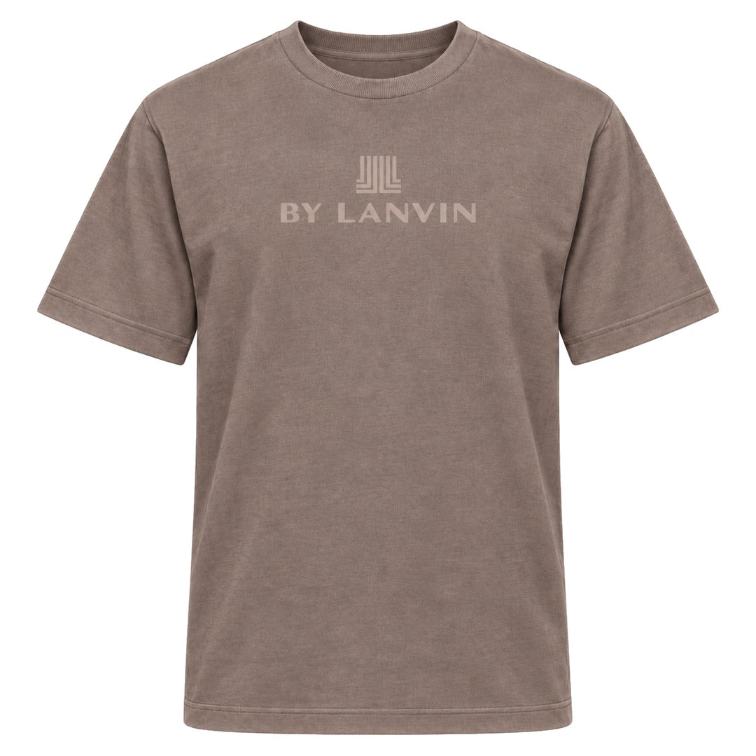 By Lanvin Central Logo Brown T-Shirt S
