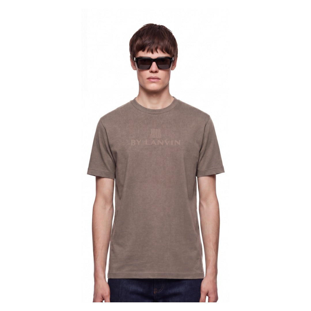 By Lanvin Central Logo Brown T-Shirt S
