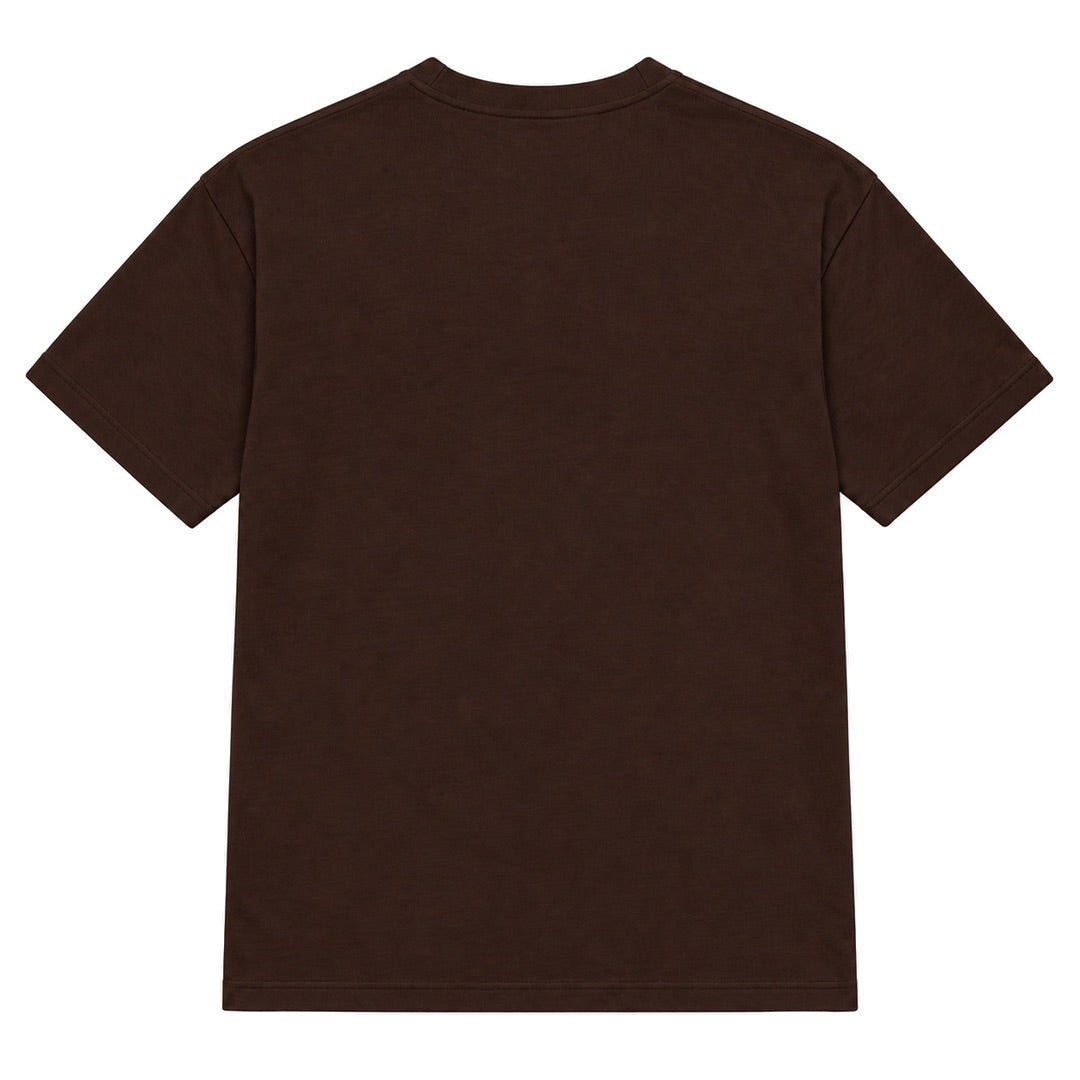 By Lanvin Paris Chest Logo Dark Brown T-Shirt S