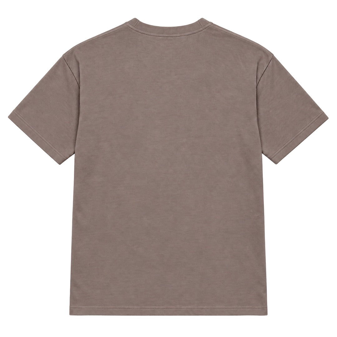 By Lanvin Paris Chest Logo Brown T-Shirt S