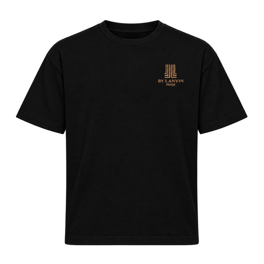 By Lanvin Paris Chest Logo Black T-Shirt S