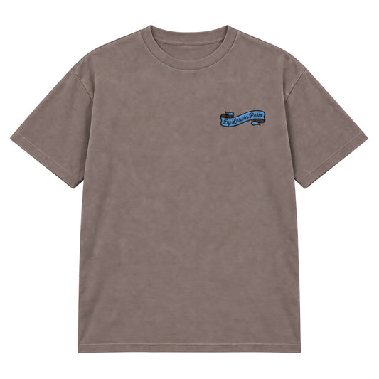By Lanvin Paris Ribbon Logo Brown T-Shirt S