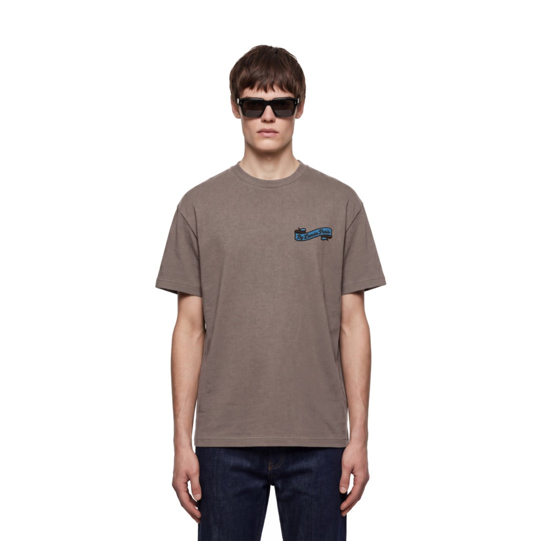 By Lanvin Paris Ribbon Logo Brown T-Shirt S