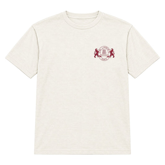 By Lanvin Paris Shield Logo Beige T-Shirt S
