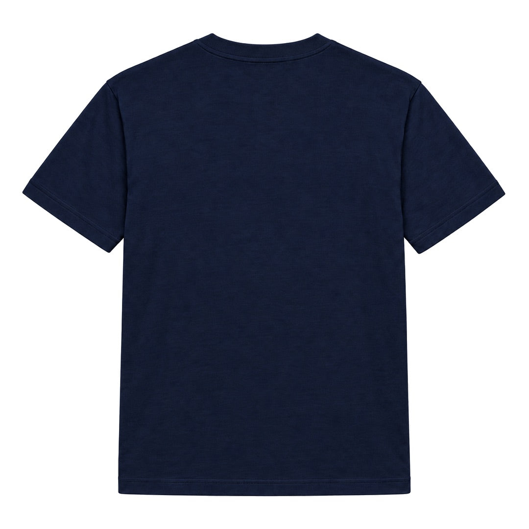 By Lanvin Paris Shield Logo Navy Blue T-Shirt