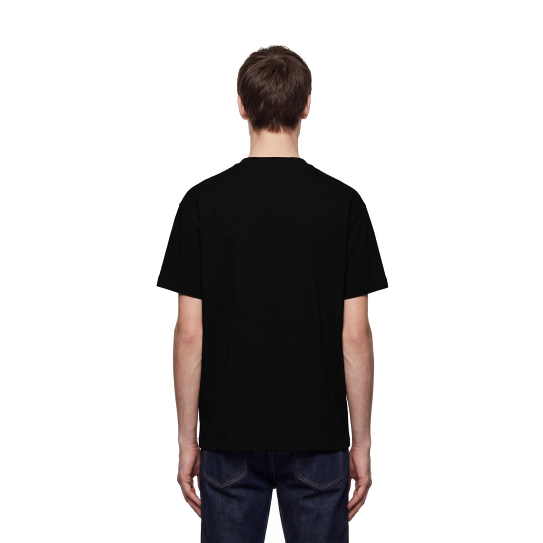 By Lanvin Paris Shield Logo Black T-Shirt S