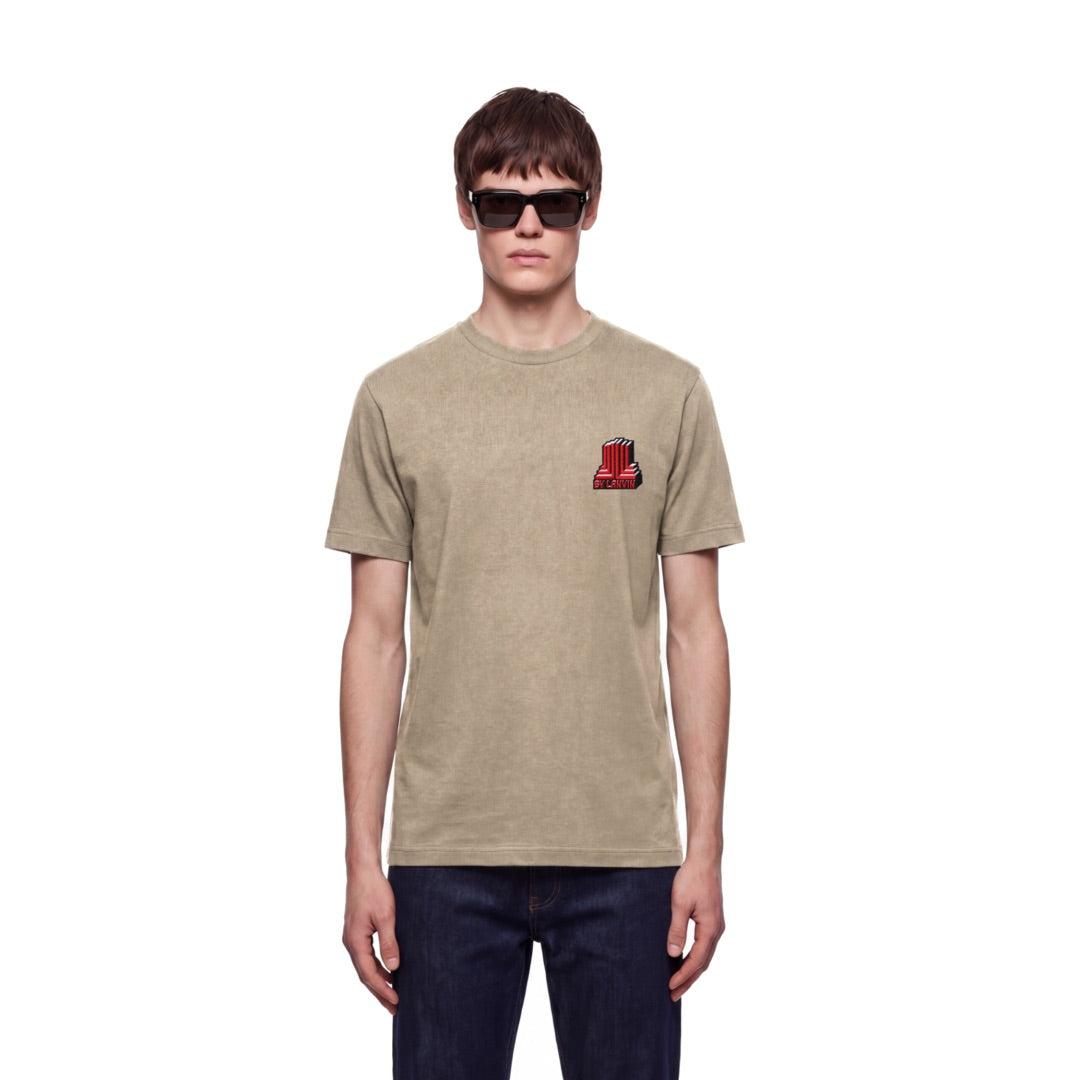 By Lanvin Block Logo Taupe T-Shirt S