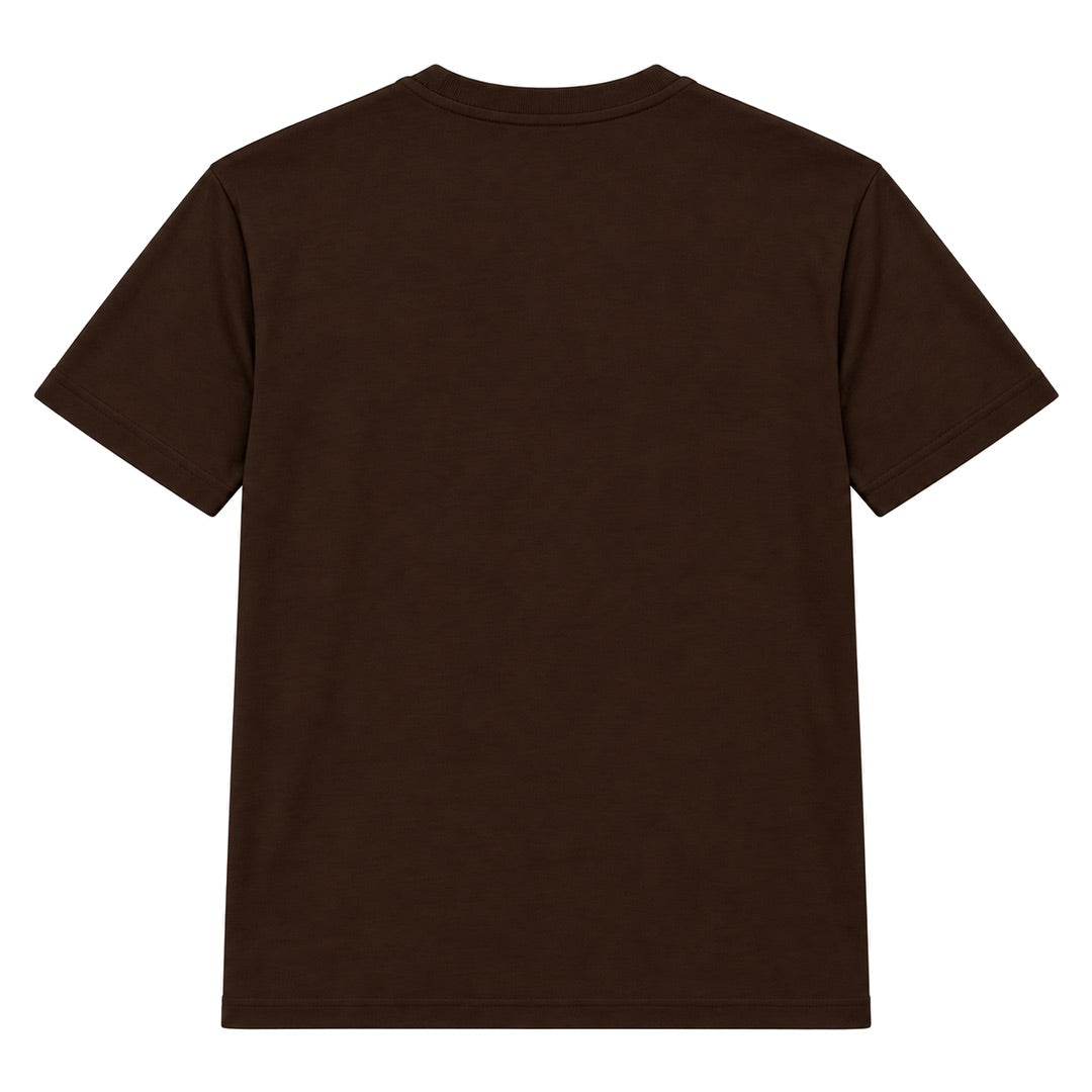 By Lanvin Block Logo Dark Brown T-Shirt S