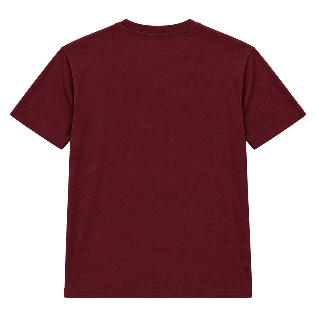 By Lanvin Block Logo Burgundy T-Shirt S