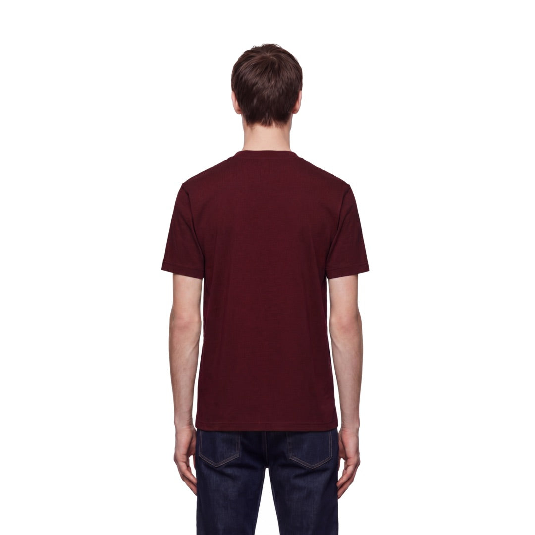 By Lanvin Block Logo Burgundy T-Shirt S