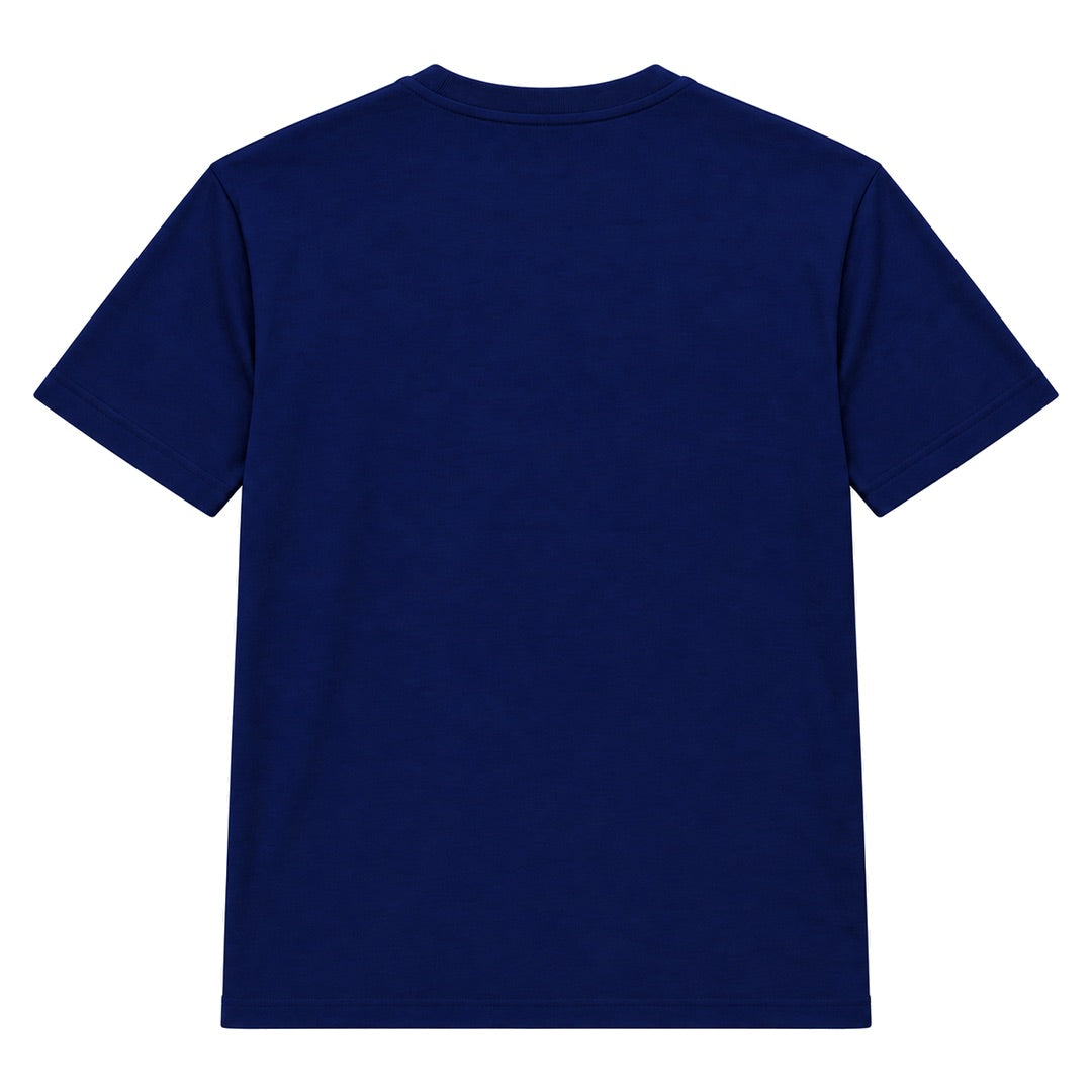 By Lanvin Block Logo Navy Blue T-Shirt
