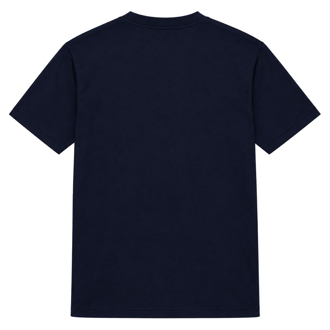 By Lanvin Script Logo Navy Blue T-Shirt