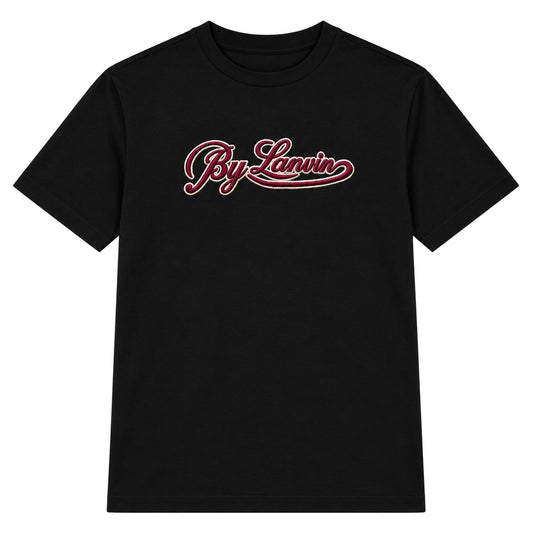 By Lanvin Script Logo Black T-Shirt S