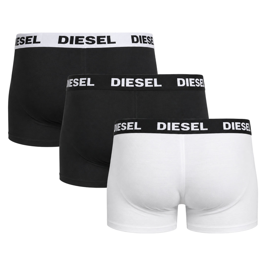 Diesel UMBX-Shawn-Out Boxers Black, White & Grey Men's 3 Pack Boxer Trunks XL