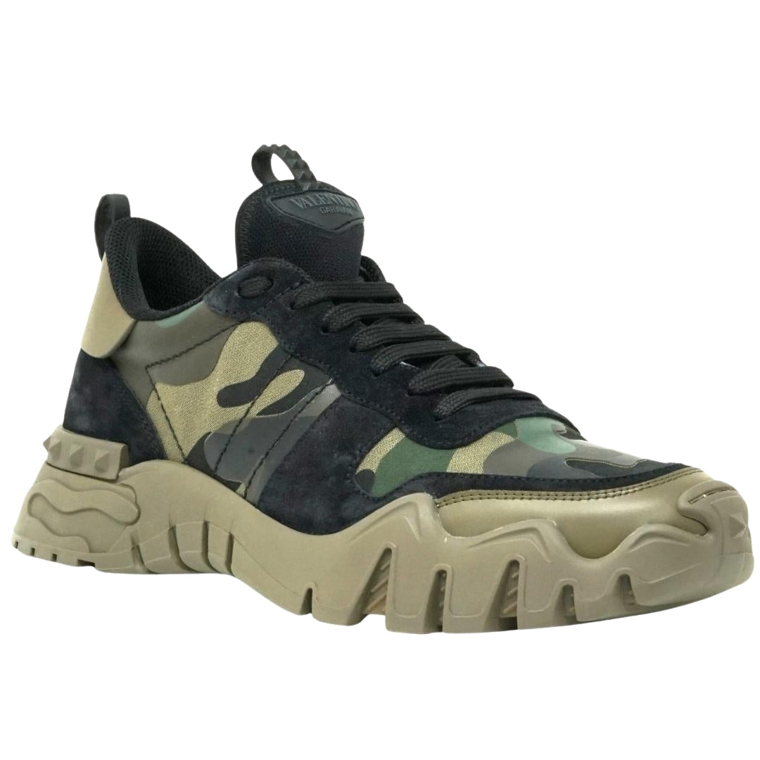 Valentino UY2S0D51 USG  Green Shoes Mens UK 9