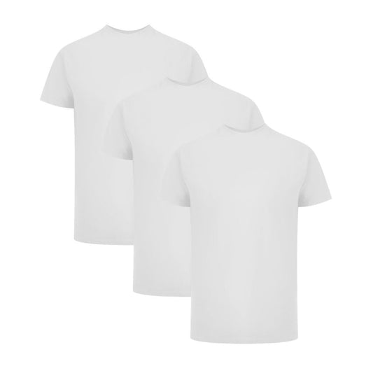 Palm Angels Tri-Pack Tonal Classic Logo White T-Shirts