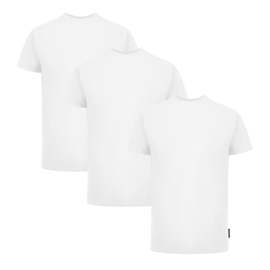 Palm Angels Tri-Pack Flag Logo White T-Shirts