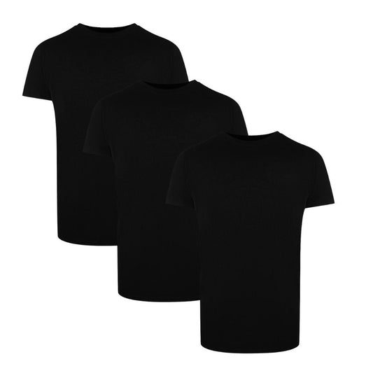 Palm Angels Tri-Pack Flag Logo Black T-Shirts