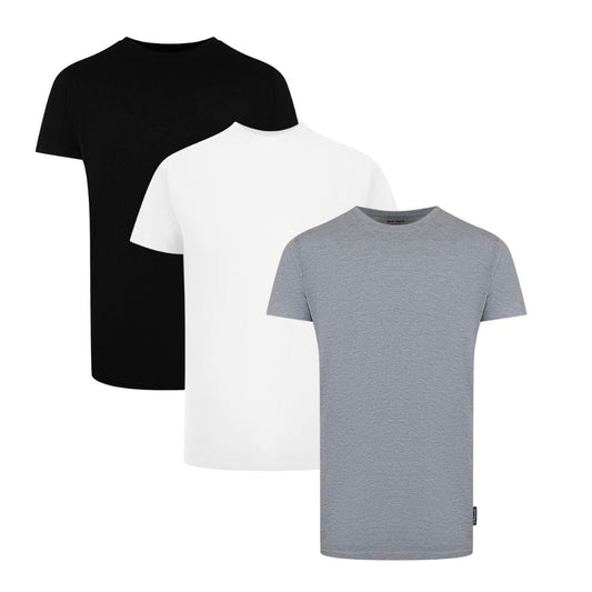 Palm Angels Tri-Pack Flag Logo Multicolour T-Shirts