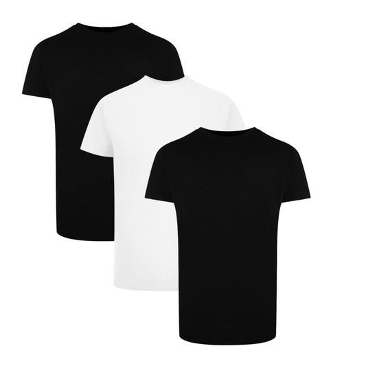 Palm Angels Tri-Pack Flag Logo Black and White T-Shirts