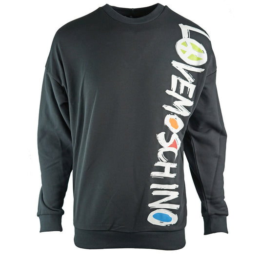 Love Moschino Side Logo Black Jumper