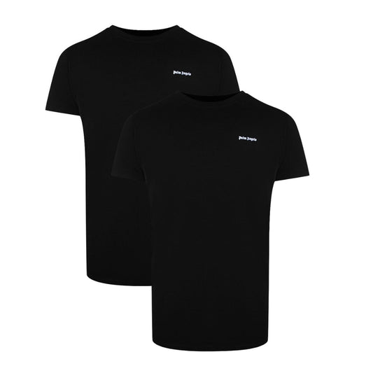 Palm Angels Two-Pack Classic Logo Black T-Shirts