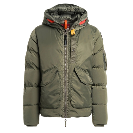 Parajumpers VANTAGE PMJKRU01 610 THYME GREEN DOWN JACKET Mens L