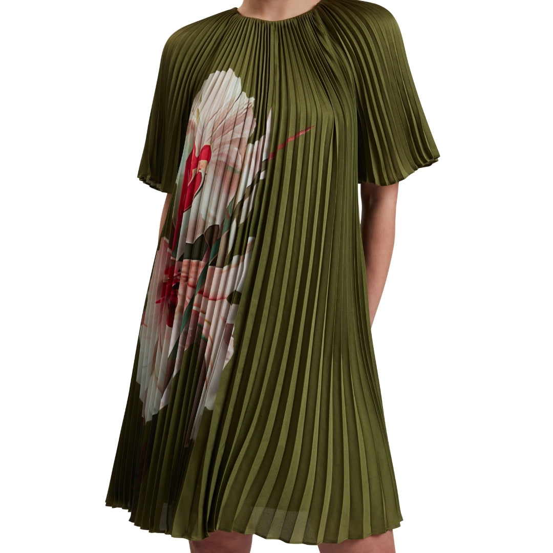 Ted Baker WMD VINLAA Short Sleeve Pleated Mini Dre 4