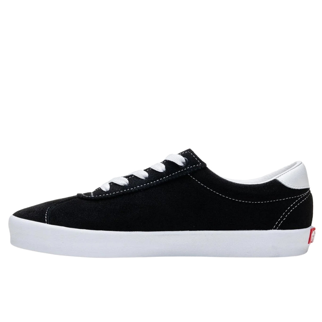 Vans Sport Low Black White Casual Trainers UK 3