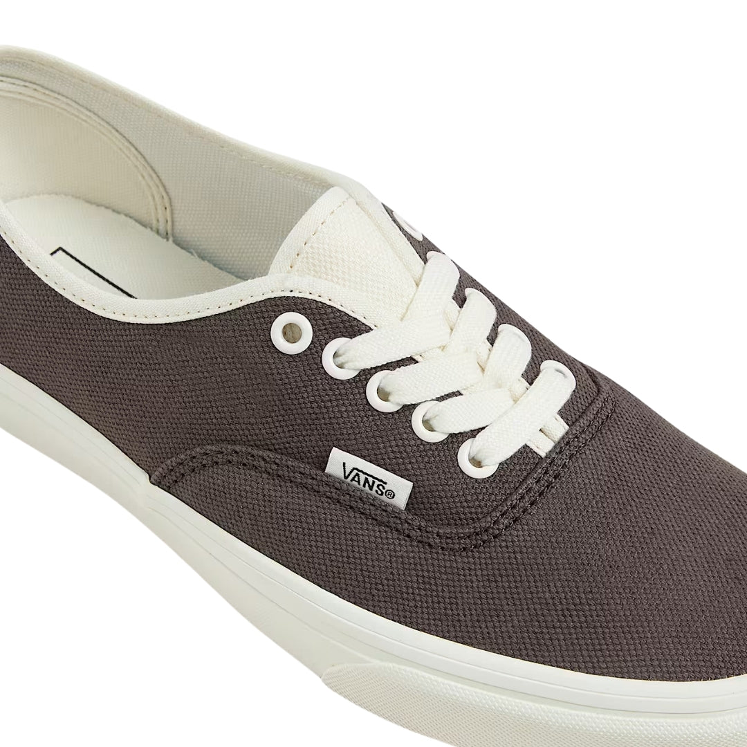 Vans Authentic Linen Turkish Coffee Brown Trainers UK 7.5