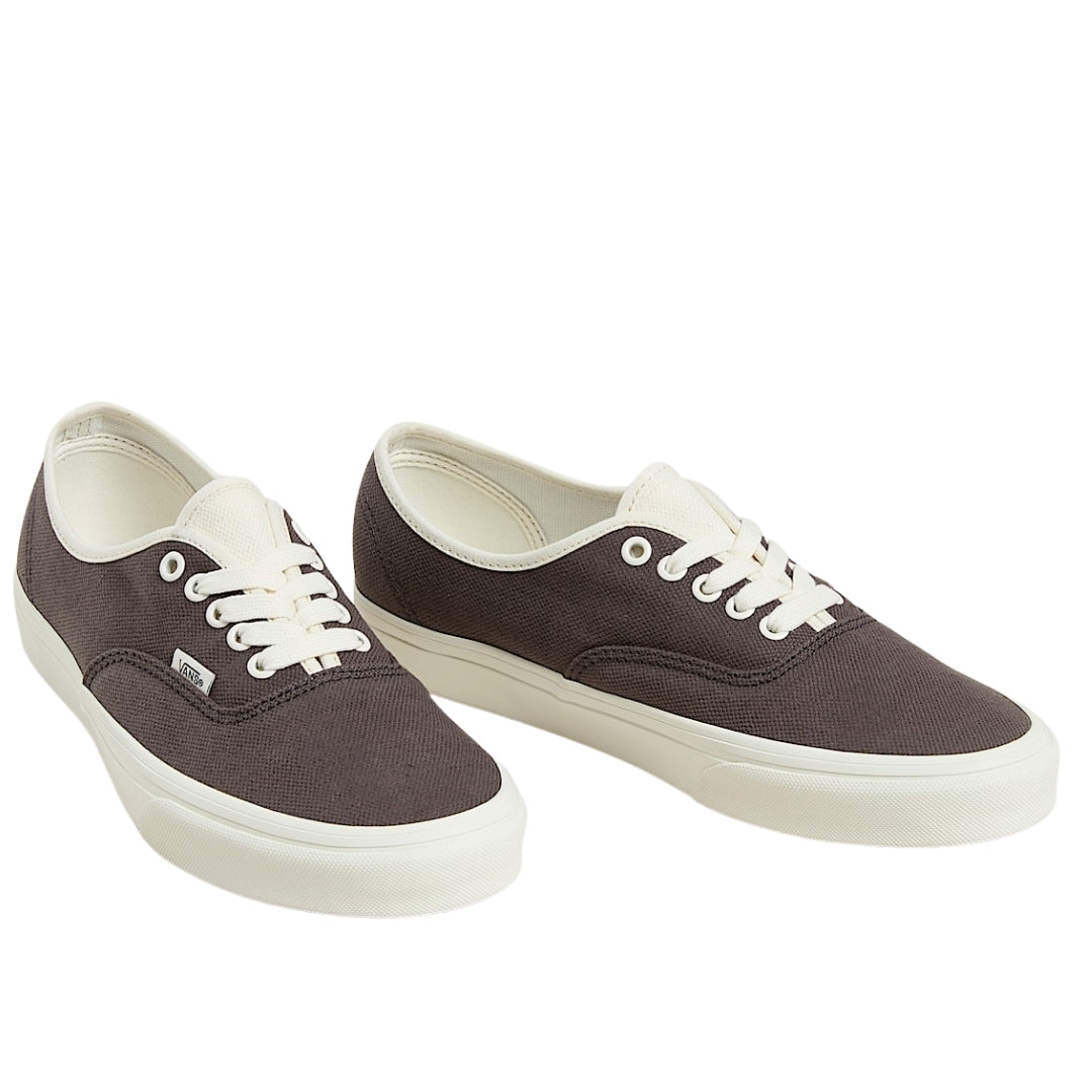 Vans Authentic Linen Turkish Coffee Brown Trainers UK 7.5