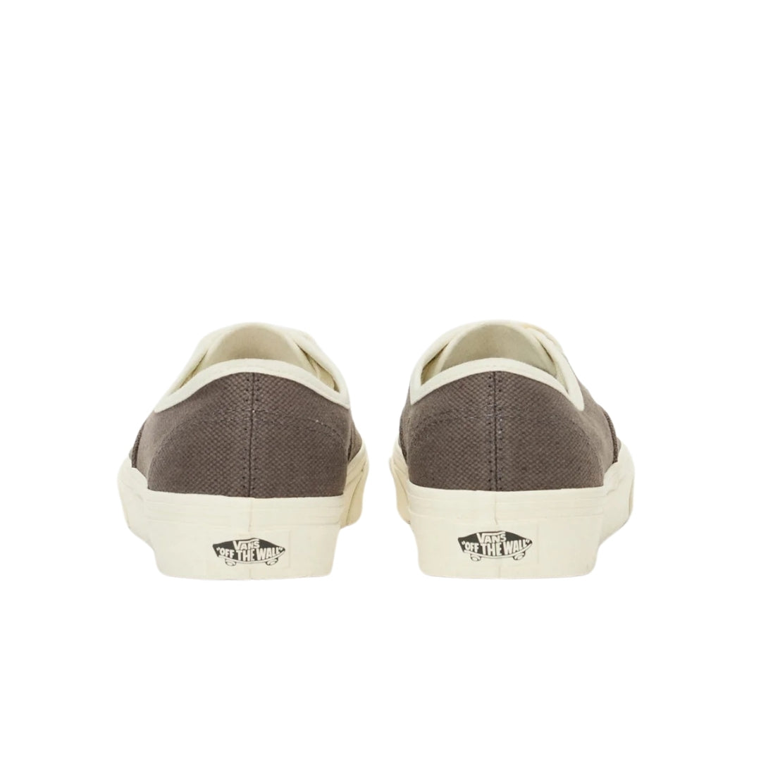 Vans Authentic Linen Turkish Coffee Brown Trainers UK 7.5