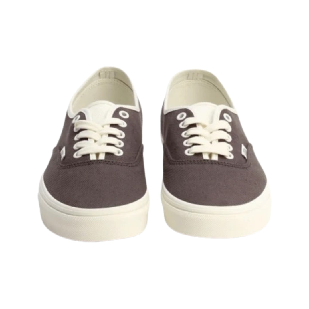 Vans Authentic Linen Turkish Coffee Brown Trainers UK 7.5