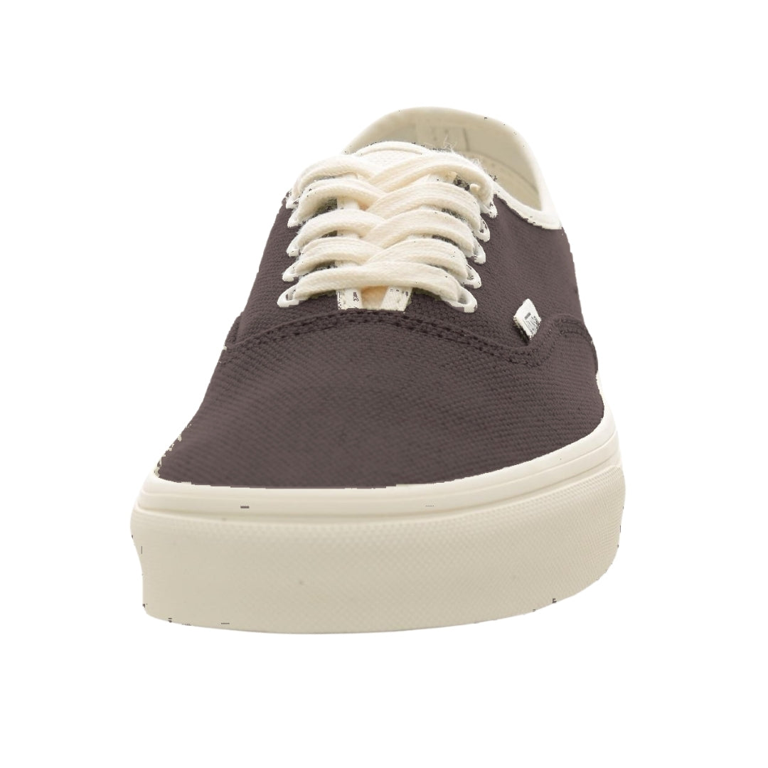 Vans Authentic Linen Turkish Coffee Brown Trainers UK 7.5