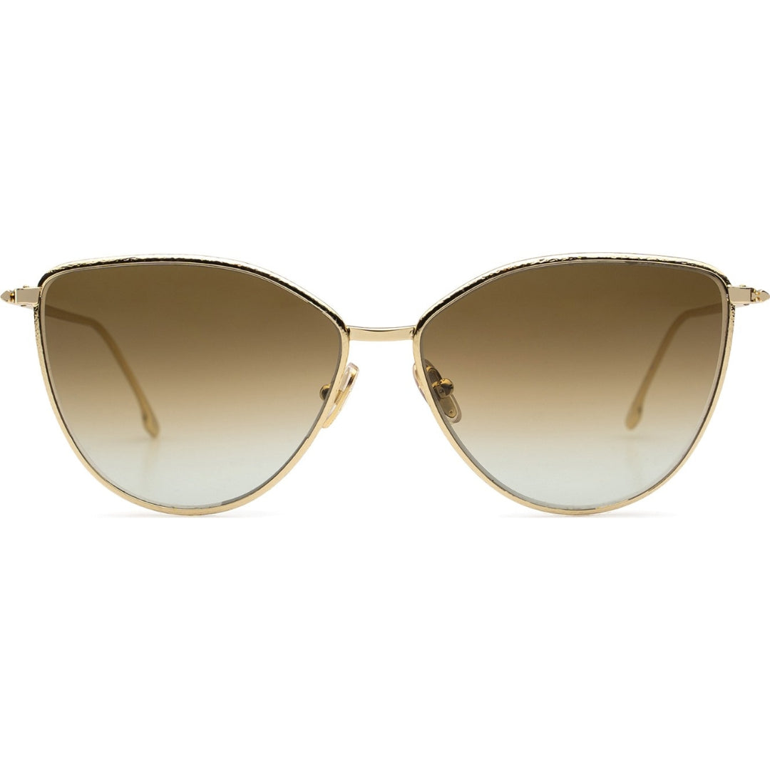 Victoria Beckham Gold Sunglasses